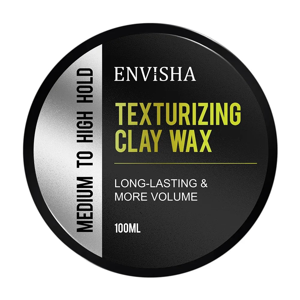 ENVISHA Men's Hair Styling Clay – Matte Finish, Strong Hold & Fluffy Peaceful Pleasures Health and Wellness