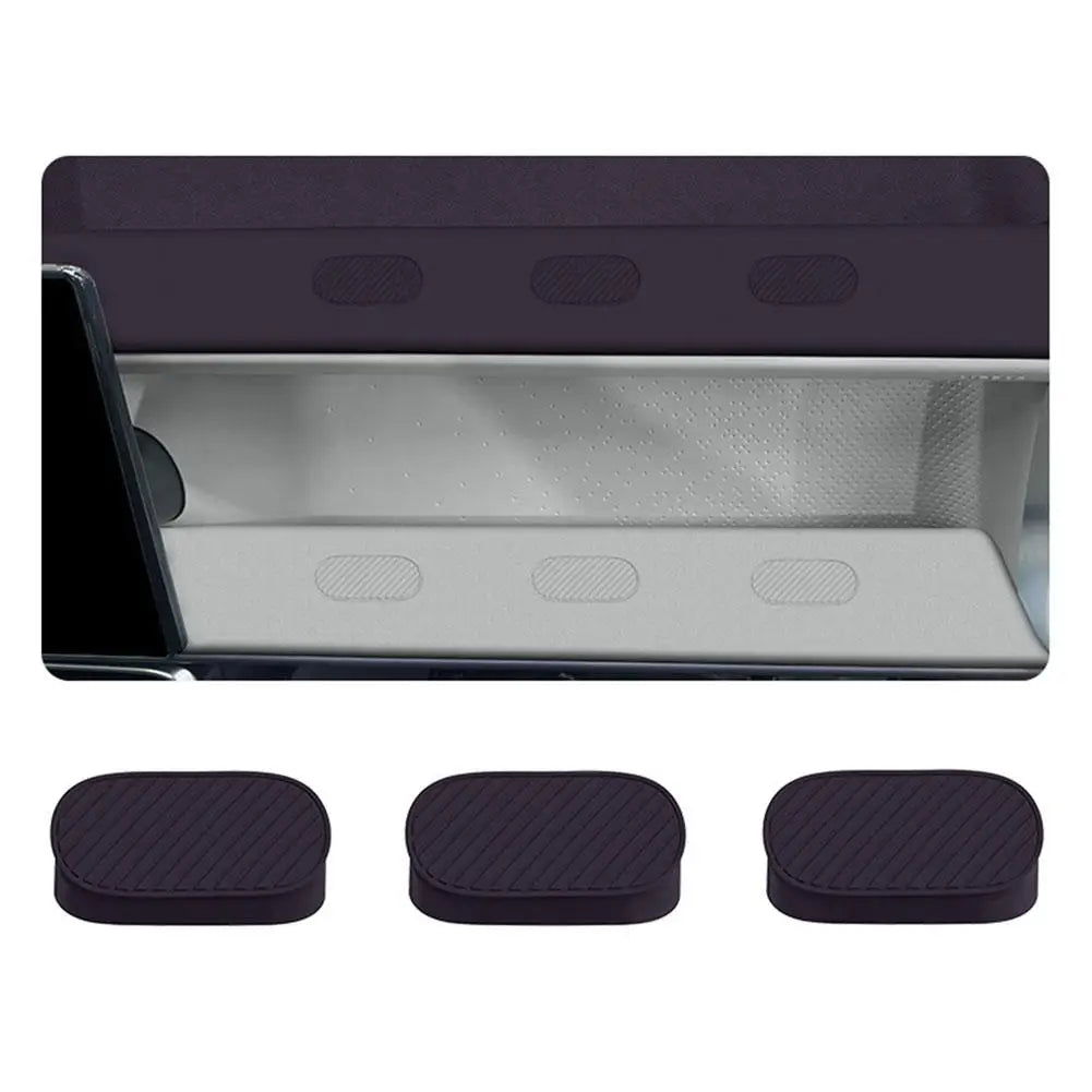 Silicone Hole Plugs for Leapmotor B10 Passenger Dashboard Custom Fit Anti-Dust Car Interior Modification Accessories 3PCS Peaceful Pleasures Health and Wellness B