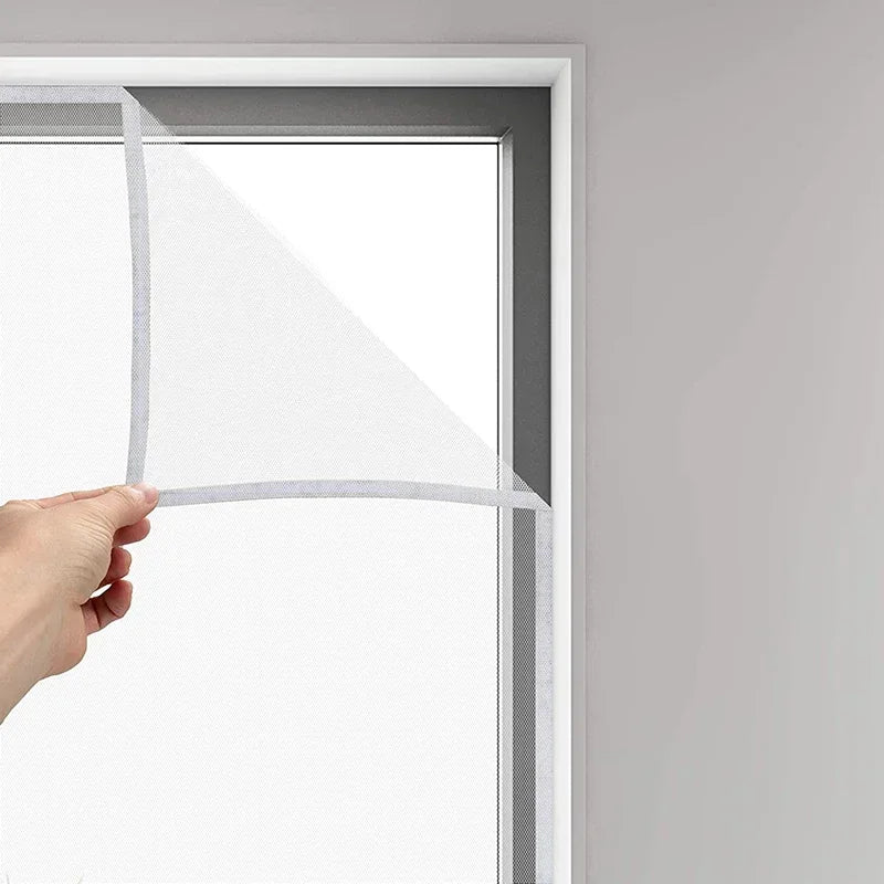 Magnetic Mosquito Net Window Screen | Hook & Loop Insect Mesh Window Insect Screen Peaceful Pleasures Health and Wellness