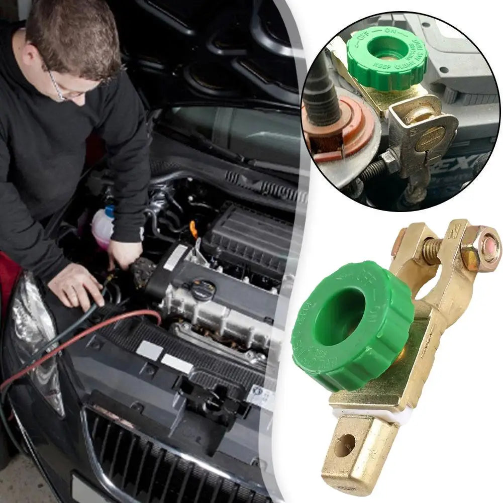 Car Battery Power Off Protection Switch Battery Disconnect Quick Cut-off Disconnect Isolator Switch Car Power-off Switch Peaceful Pleasures Health and Wellness