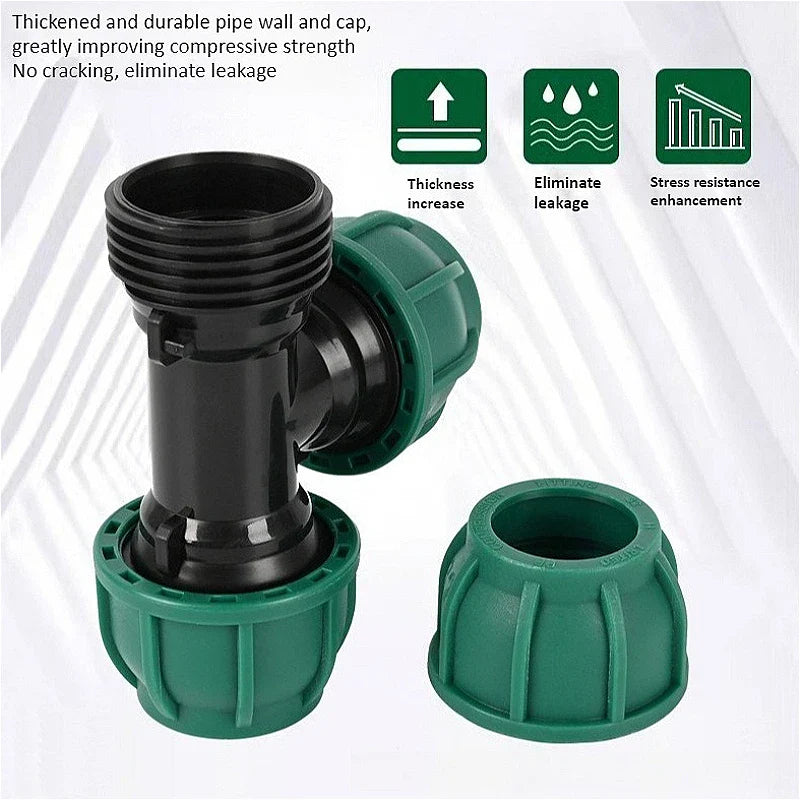 PE Ball Valve Quick Connector – 1/2", 3/4" & 1" Irrigation Valve