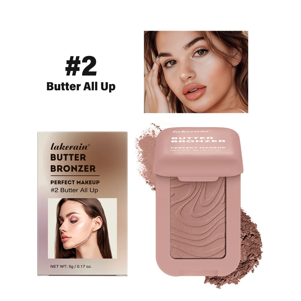 ibcccndc Butter Bronzer & Highlighter Palette | Matte Shimmer