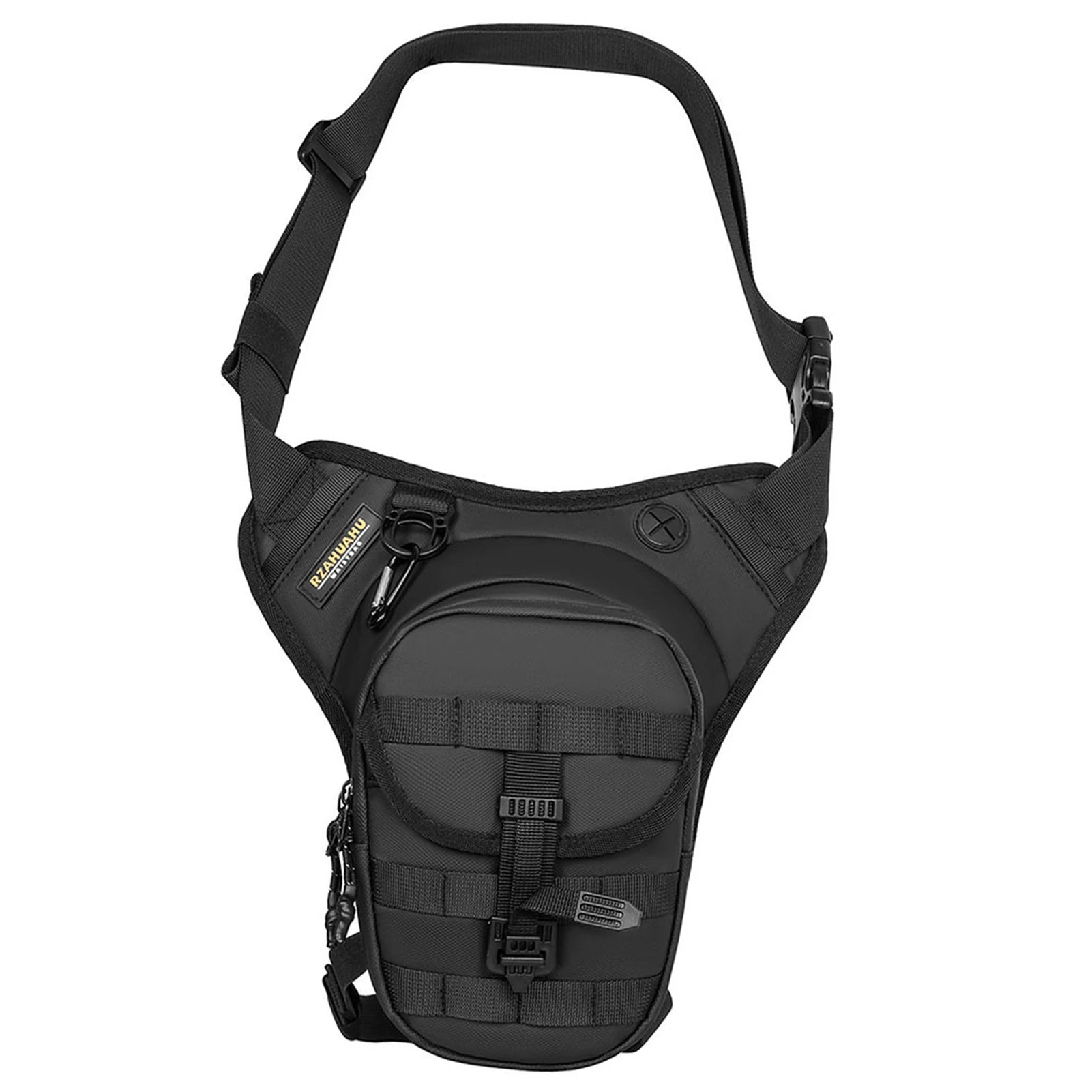 Motorcycle Leg Bag Waist Pack Rainproof Crossbody Bag Men Women Expandable Capacit Multifunctional for Riding Cycling Peaceful Pleasures Health and Wellness