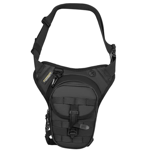 Motorcycle Leg Bag Waist Pack Rainproof Crossbody Bag Men Women Expandable Capacit Multifunctional for Riding Cycling Peaceful Pleasures Health and Wellness