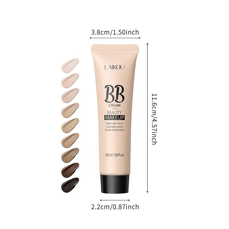BB Cream Foundation – Waterproof, Brightening & Long-Lasting 30ml