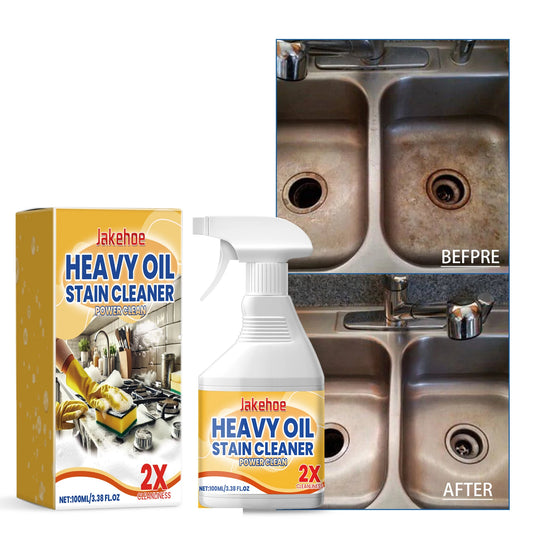 JAKEHOE 100ml Heavy Duty Kitchen Degreaser & Oil Remover Kitchen Degreaser Spray Peaceful Pleasures Health and Wellness