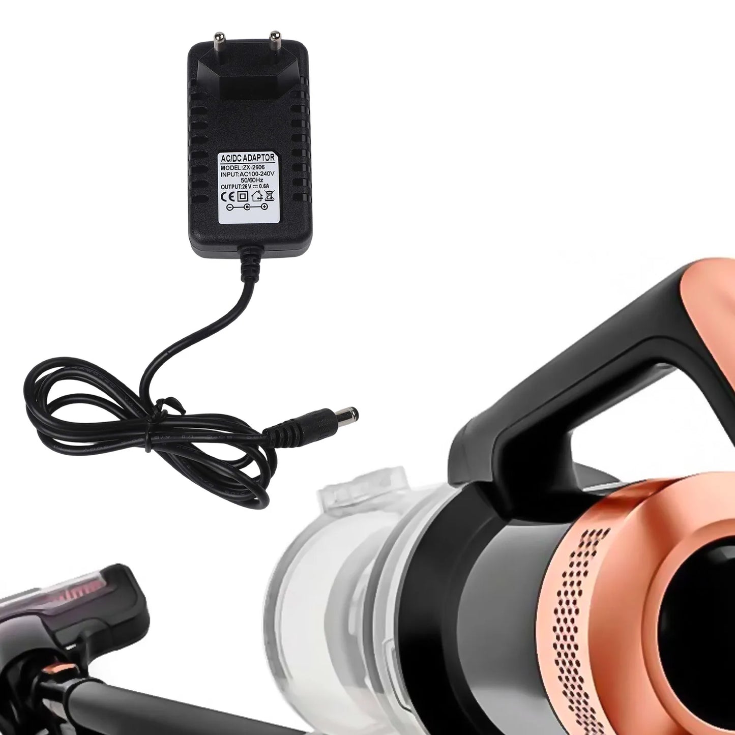 Charging Cable Grundig VCP3830 Cordless Handheld Vacuum Cleaner