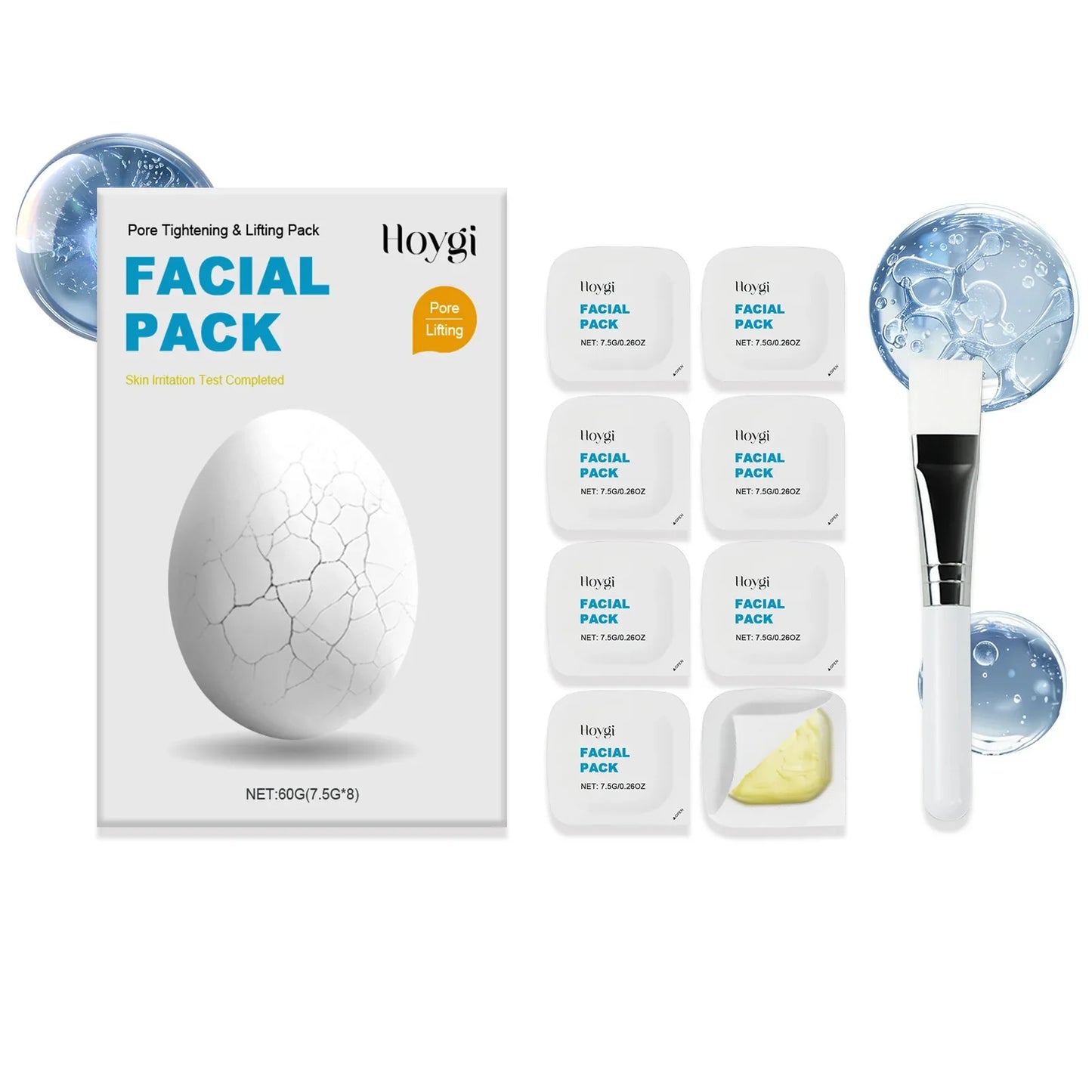 Hoygi Pore Tightening Face Mask – Anti-Aging & Hydrating 8pk
