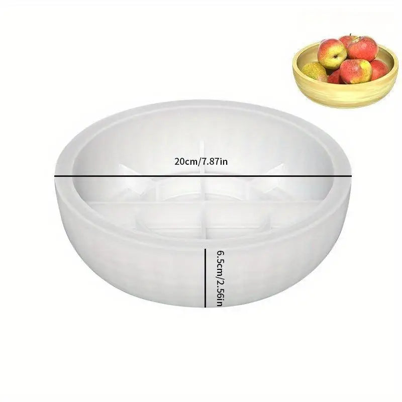 Big Circular Tray Gypsum Mold Diy Epoxy Resin Silicone Cement Planter