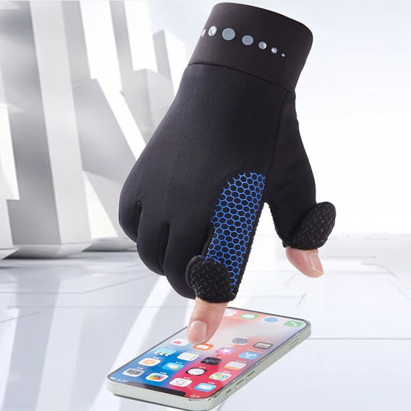 Outdoor Sports Warm Gloves Waterproof Touchscreen Suitable for Skiing and Cycling Anti-slip Gloves Peaceful Pleasures Health and Wellness