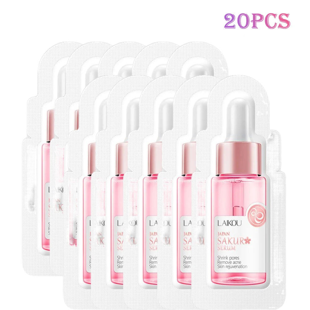 10/20/50pcs Travel size Skin Care Cherry Blossom Face Cream Anti Wrinkle Deep Hydration Face Moisturizer Weightless Water Cream Peaceful Pleasures Health and Wellness 20pcs