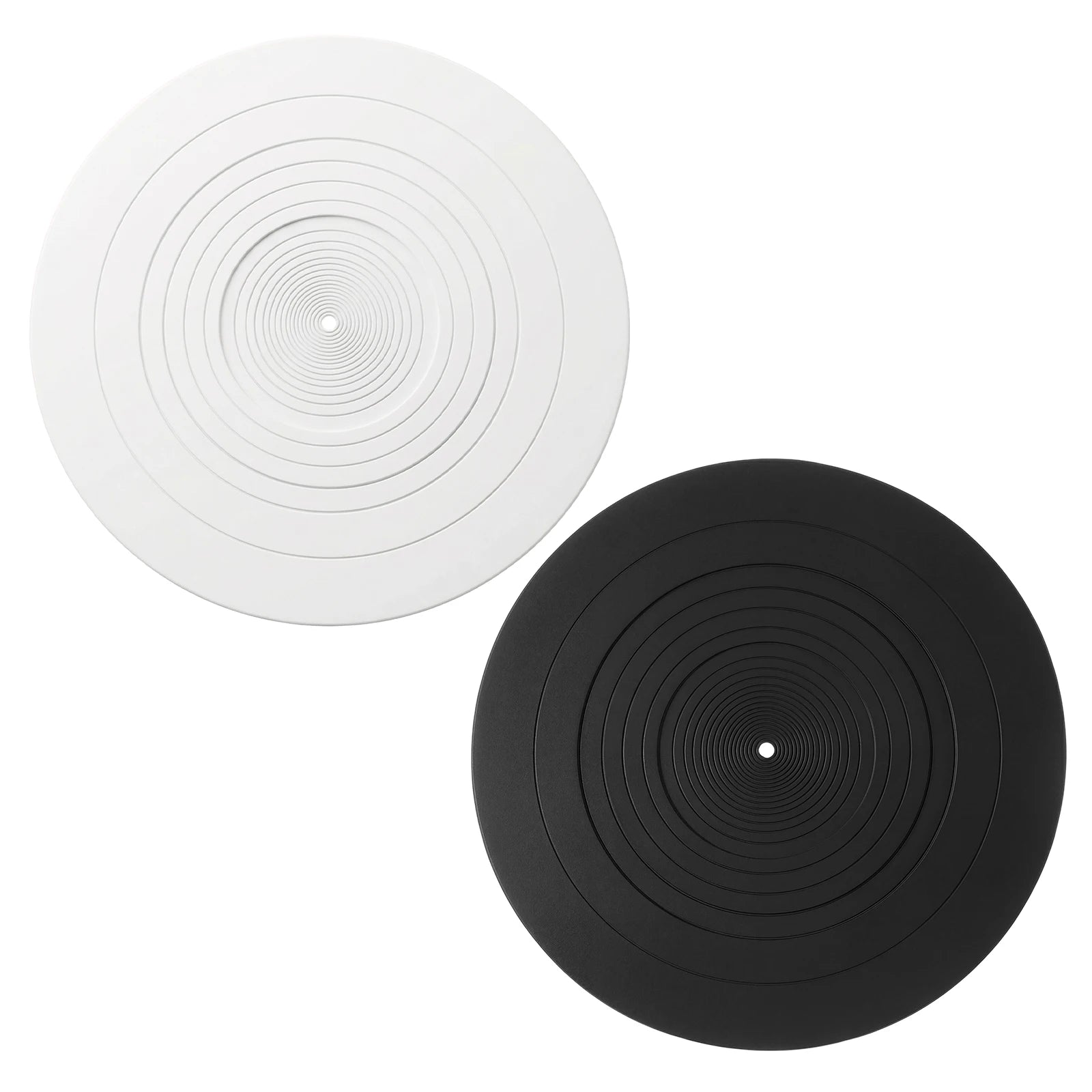 Turntable Platter Mat 12 Inch 7 Inch Vinyl Record Player Slipmat Rubber Silicone 3mm Thick Anti-Vibration Noise Reduction Peaceful Pleasures Health and Wellness