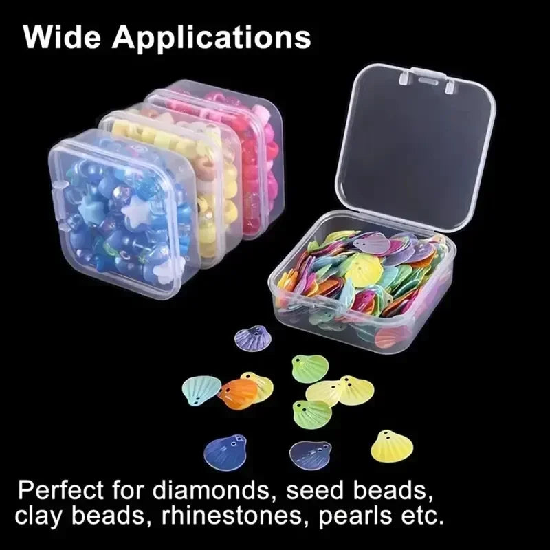 Clear Plastic Jewelry & Craft Storage Box – DIY Organizer
