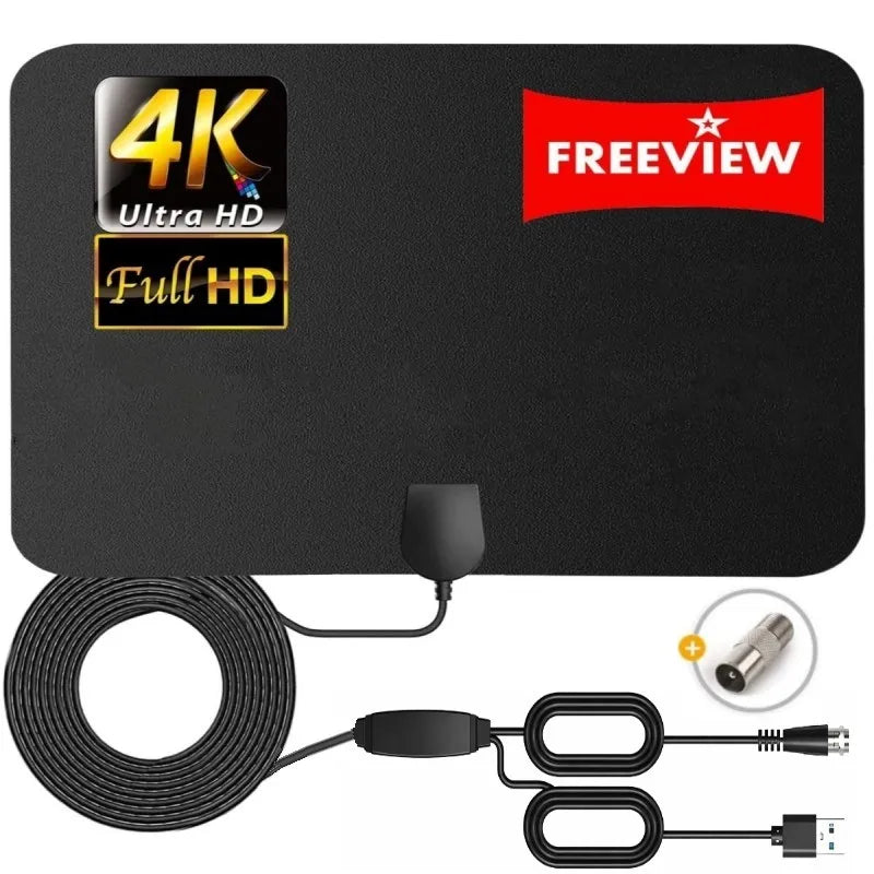 4K Digital TV Antenna – Indoor/Outdoor HDTV Signal Amplifier