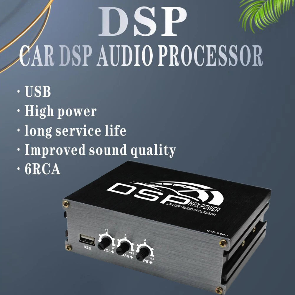 4x50W Car DSP Digital Audio Processor Support APP Control DSP Car Power Amplifier Car DSP Amplifier for Cars Peaceful Pleasures Health and Wellness