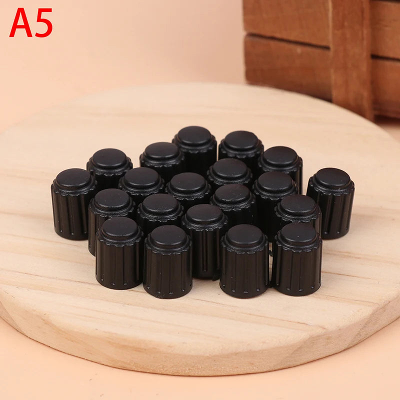 20Pcs Dual Color Knob 10*12mm Small Volume Adjustment Hat Flower Shaft Hole 6MM Potentiometer Volume Switch Caps Control Knob Peaceful Pleasures Health and Wellness A5 Other