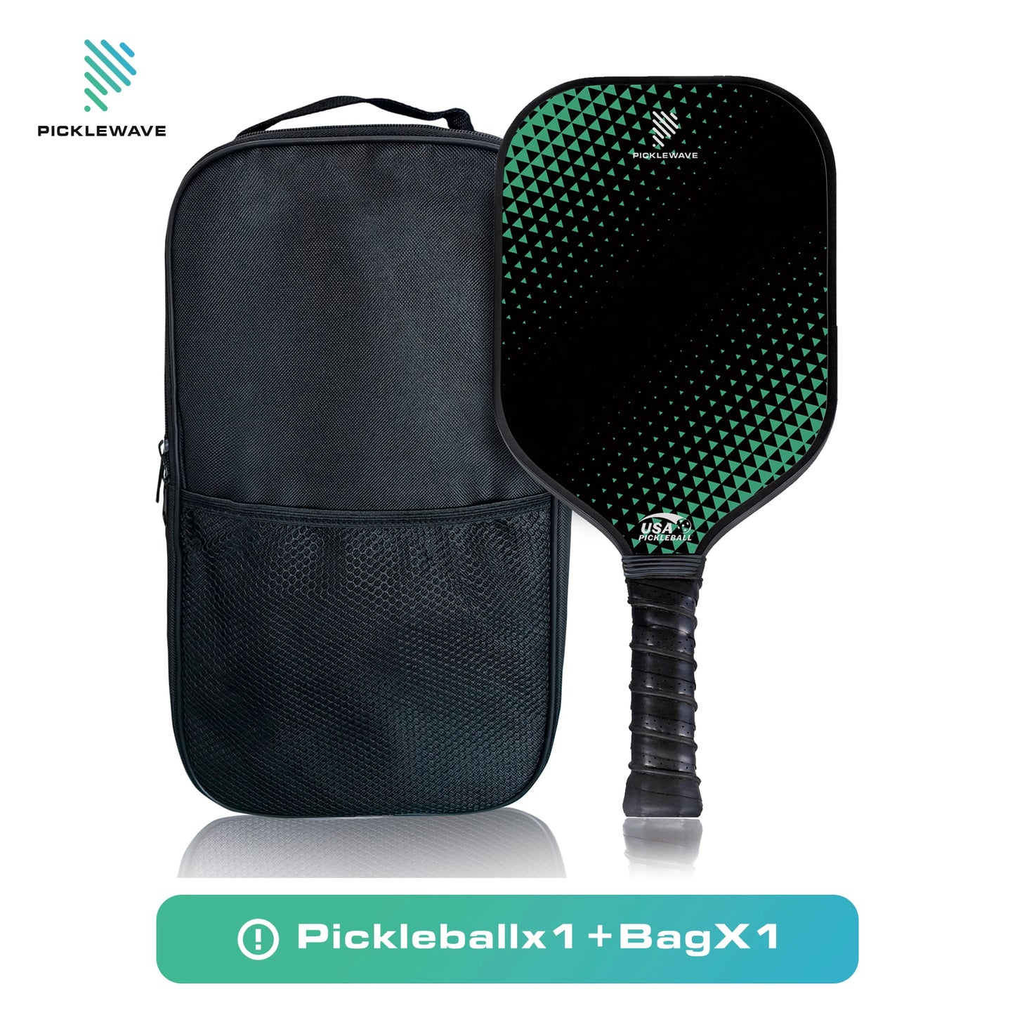 USAPA Pickleball Paddle Fiberglass Edgeless High Spin | P012