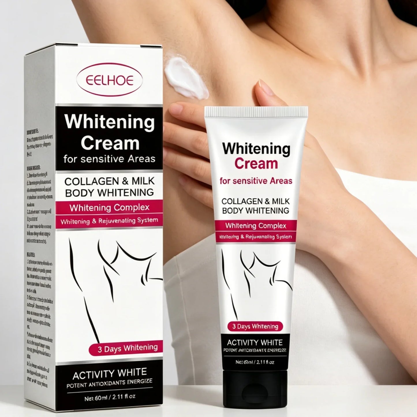 EELHOE Underarm Brightening Cream – Dark Armpit Repair 60ml