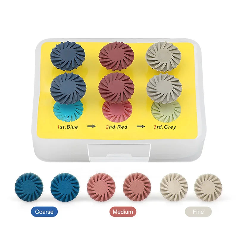 Box Dental Composite Resin Polishing Disc Rubber Polisher Wheel 3