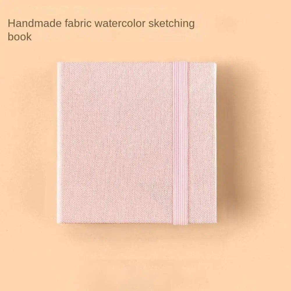 Mini Fabric Watercolor Sketchbook | 20 Sheets 300GSM Square