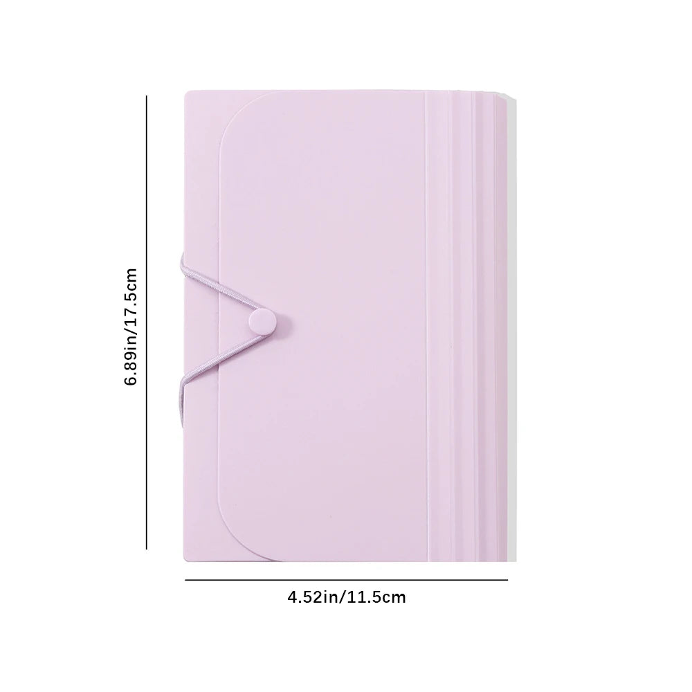 Nail Printing Steel Plate Storage Book Foldable Dustproof Scratch