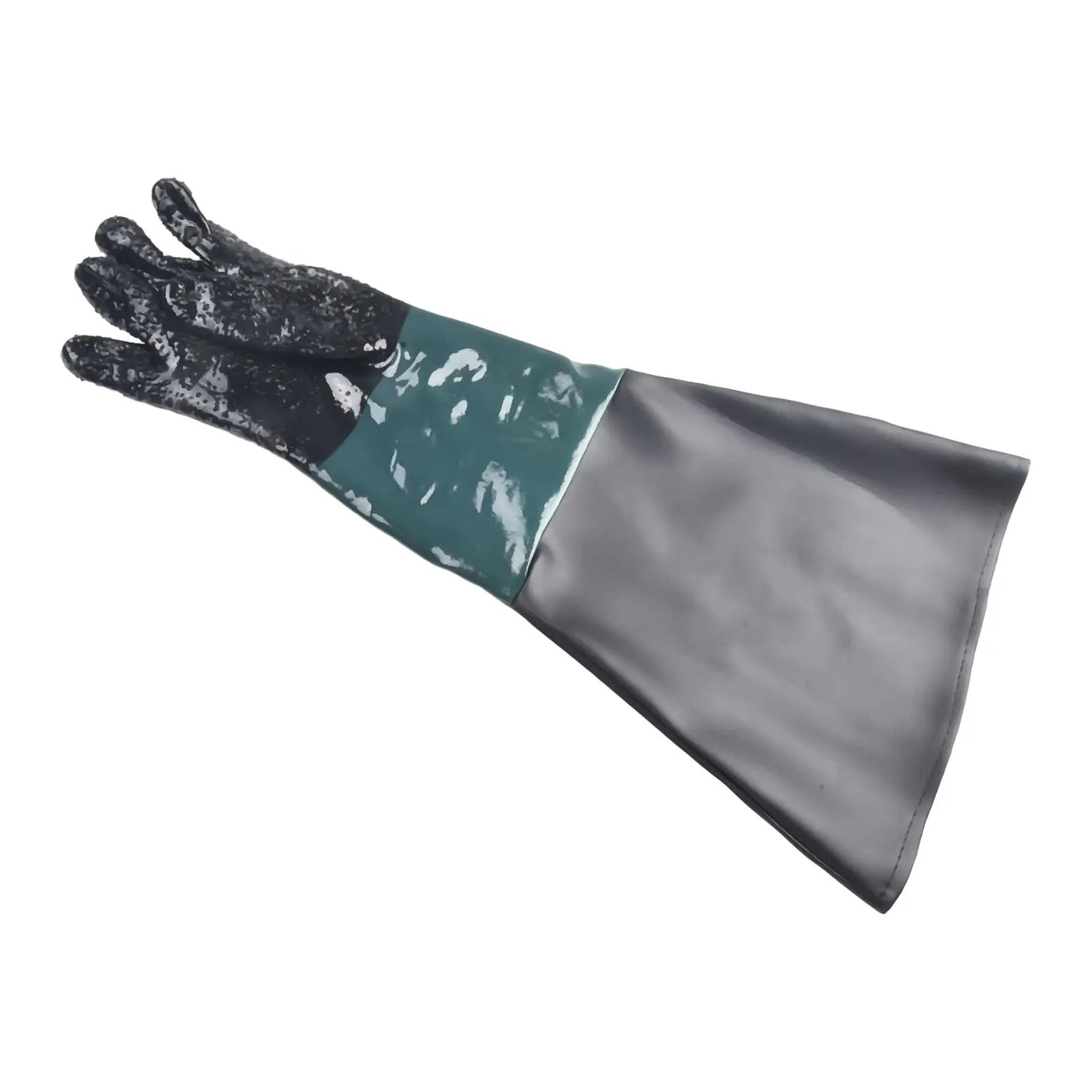 1 Pair PVC Sandblasting Gloves 11 8 Diameter Opening Sandblaster