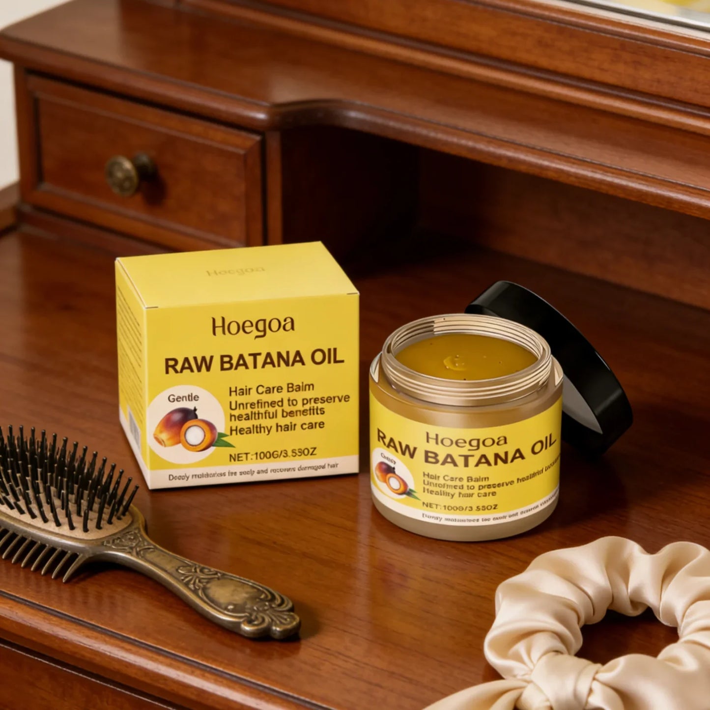 Hoegoa Batana Oil Hair Balm – Moisturizing Repair Serum 100g