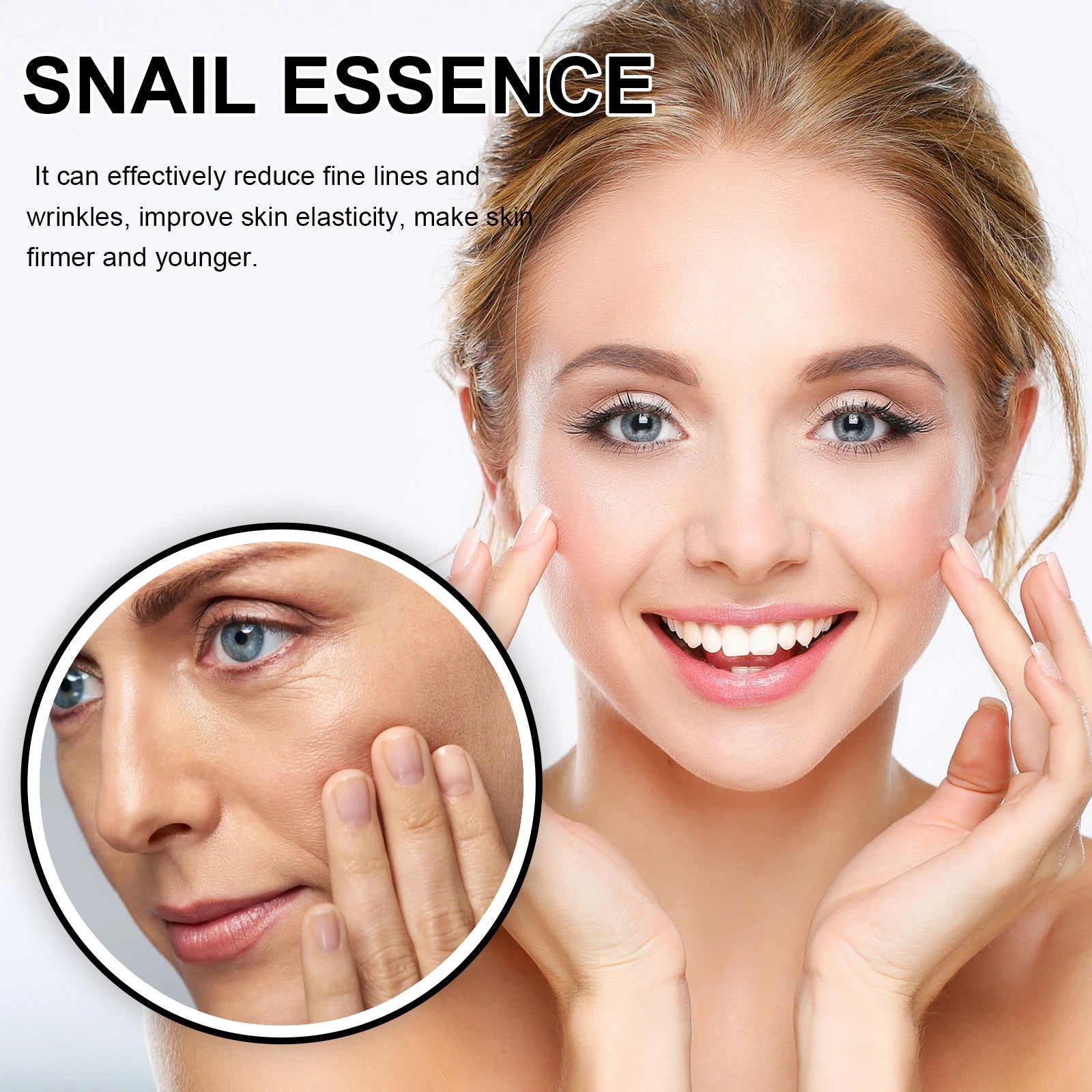 Snail Essence Fade Fine Lines Repair Skin Barrier Moisturizing Refines Pores Nourishes Rejuvenates Anti Wrinkle Facial Essence Peaceful Pleasures Health and Wellness