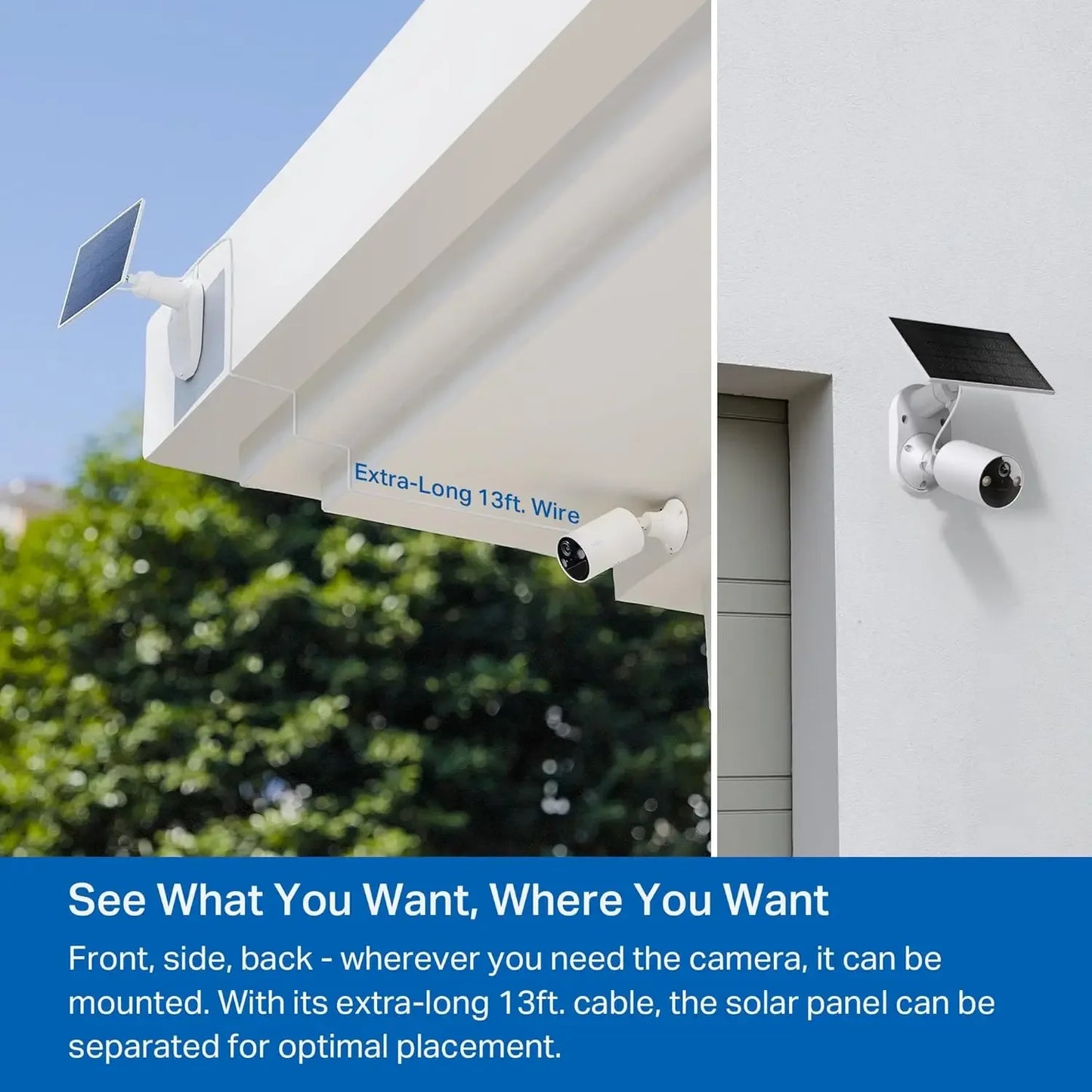 1080p Outdoor Wireless Security Camera with Solar Power, Person Detection, Local/Cloud Storage, Alexa & Google Assistant Peaceful Pleasures Health and Wellness