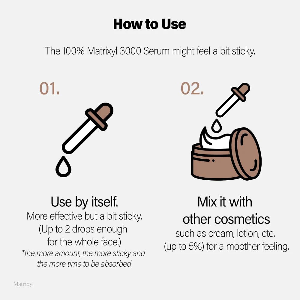 MATRIXYL 3000 Serum Hyaluronic Acid Boosting, Anti-Aging & face hydrating, Deep Wrinkle Repair & Firming for Neck and skin Peaceful Pleasures Health and Wellness