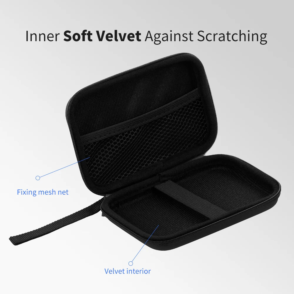 Shockproof EVA 2.5" Hard Drive Case with Mesh Pocket