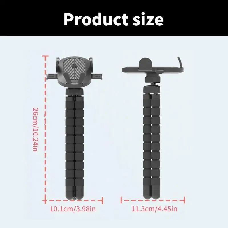 360° Rotating Phone Holder for Stroller, Desk & Gym Flexible Stand