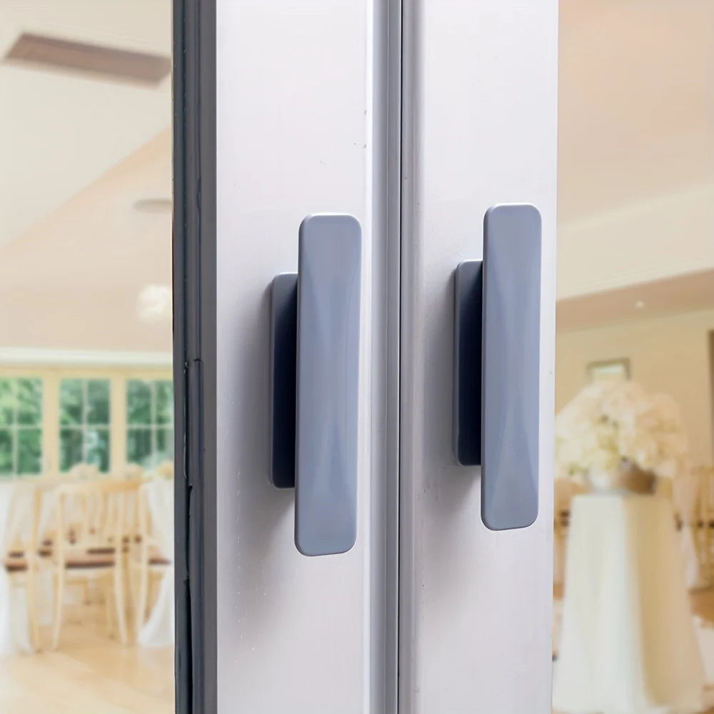 Two Self-adhesive Door Handles No Need Punching Multifunctional