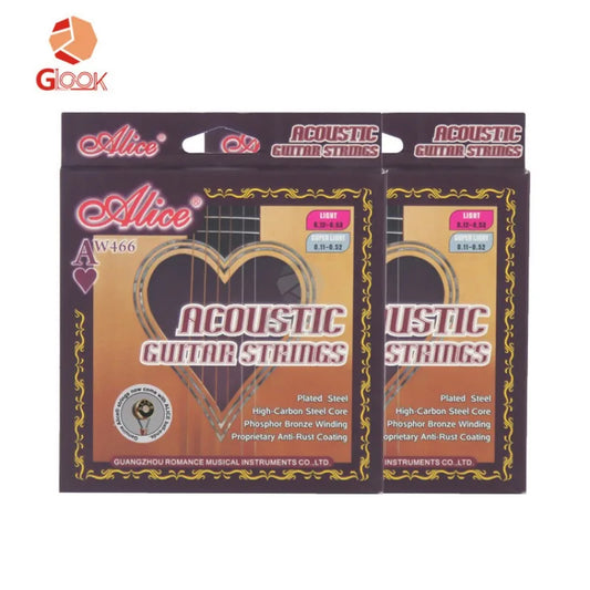Alice Guitar Strings 010 Acoustic 1-6 String 6 AW466-L SL Peaceful Pleasures Health and Wellness