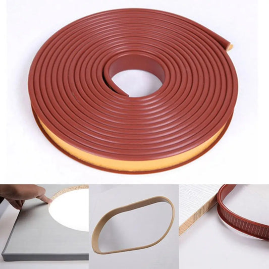 Self-Adhesive U-Shape Edge Strip Protector | TPE Banding Tape Edge Banding Tape Oasis Select white-15mm