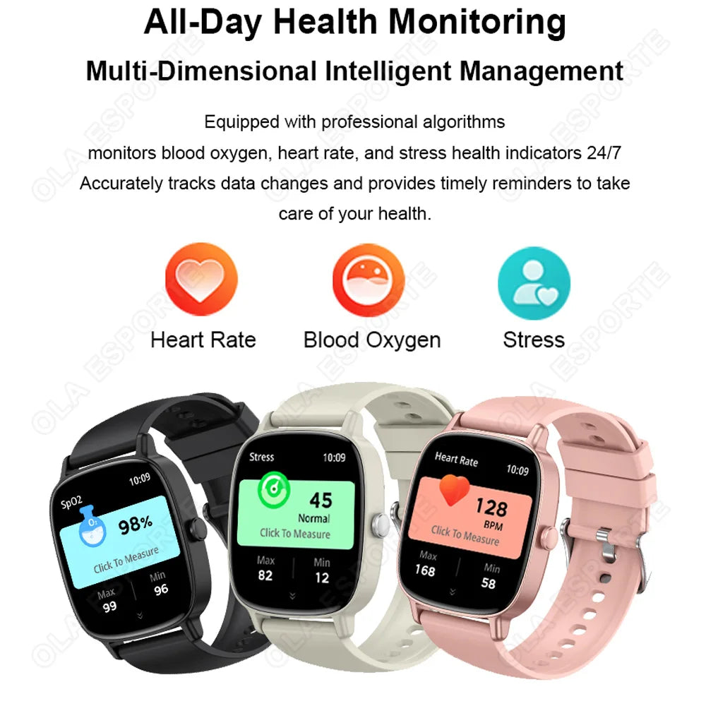New Smart Watch Multi-sport mode Blood Pressure Sleep Health Monitoring 1.85 Inch Bluetooth Call IP68 Waterproof Smartwatch Hw12 Peaceful Pleasures Health and Wellness