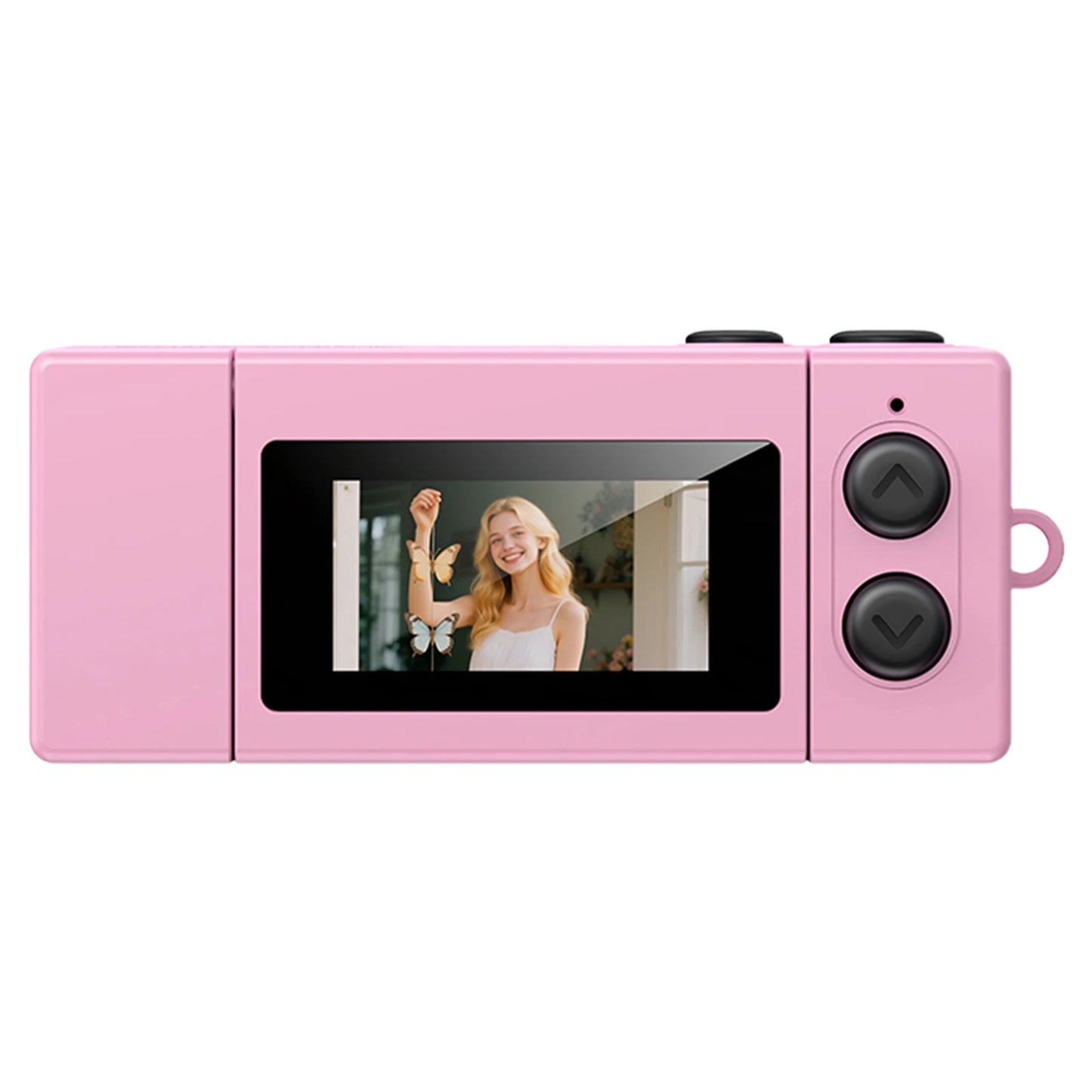 Retro Small Video Recorder Camcorder 1080P Portable Thumb Camera Support Memory Card for Beginners Teens and Adults Peaceful Pleasures Health and Wellness Pink