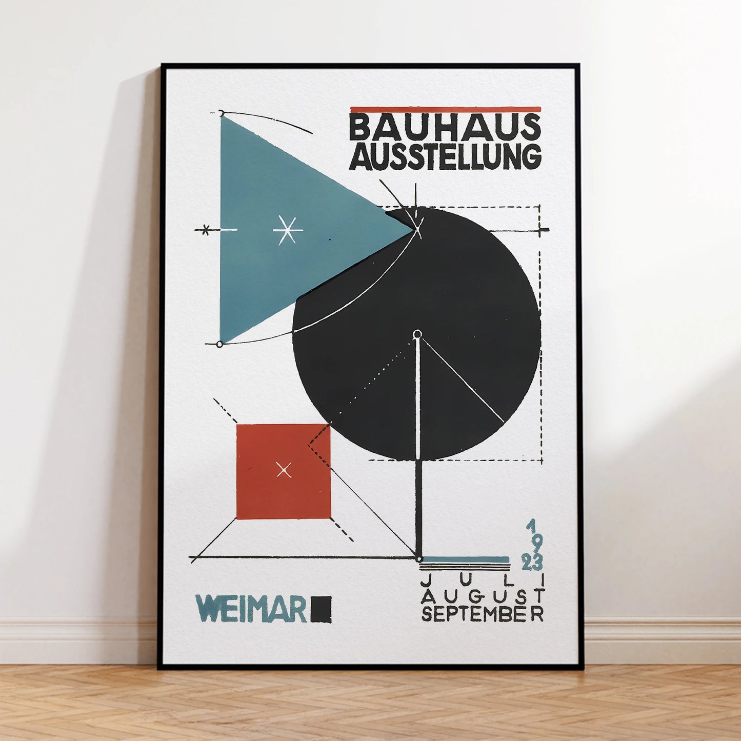 Bauhaus Ausstellung 1923 Weimar Canvas Wall Art | Framed Print