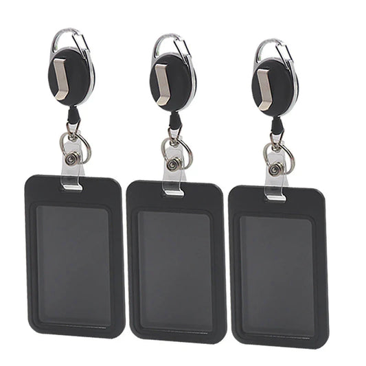 Retractable Slide Cover ID Card Holder & Badge Sleeve ID Card Holder Oasis Select