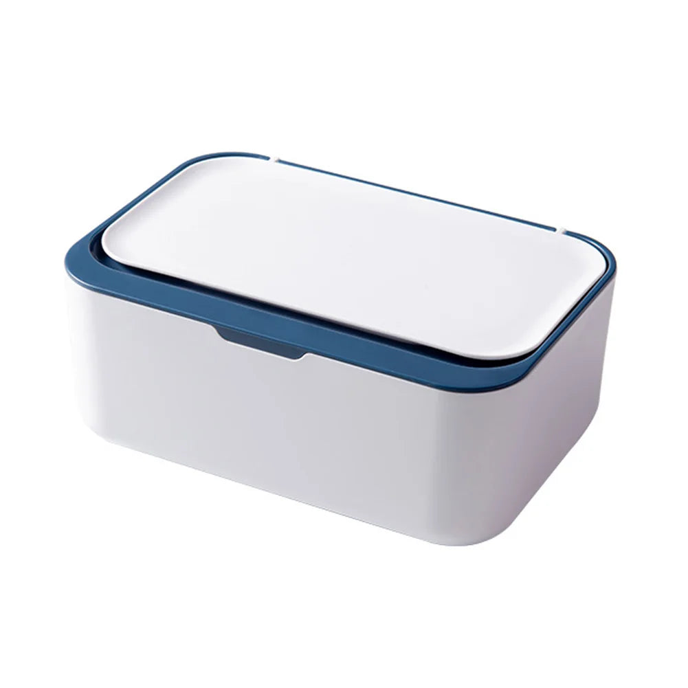 Wipes Dispenser with Lid | One-Handed Refillable Wipe Holder