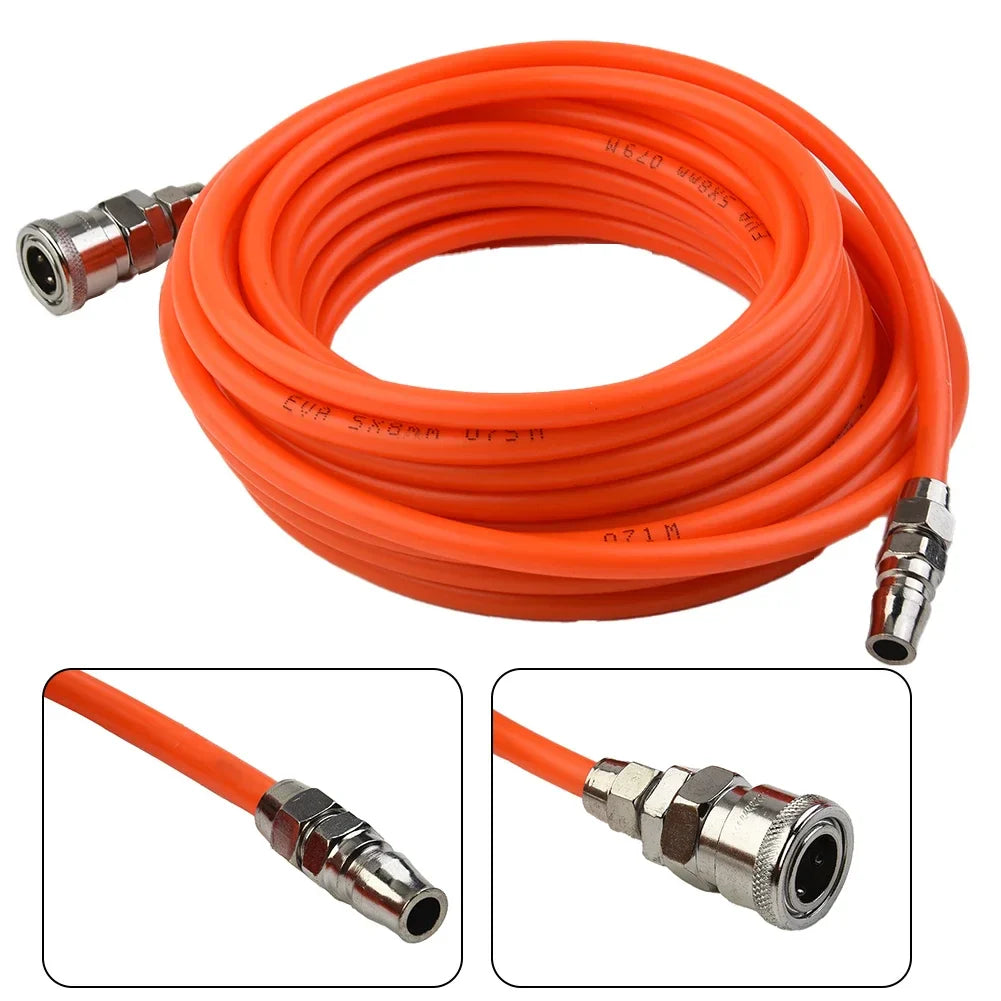 Pneumatic Air Compressor Hose 5×8mm + Quick Connector | 5–20m