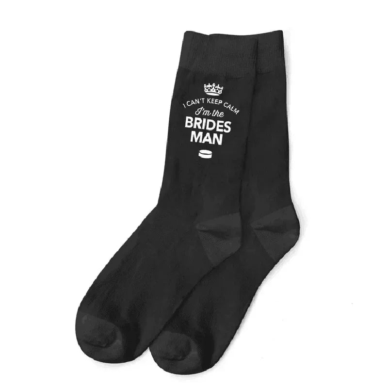 Groomsman Wedding Socks – Best Man, Father of the Bride Gift