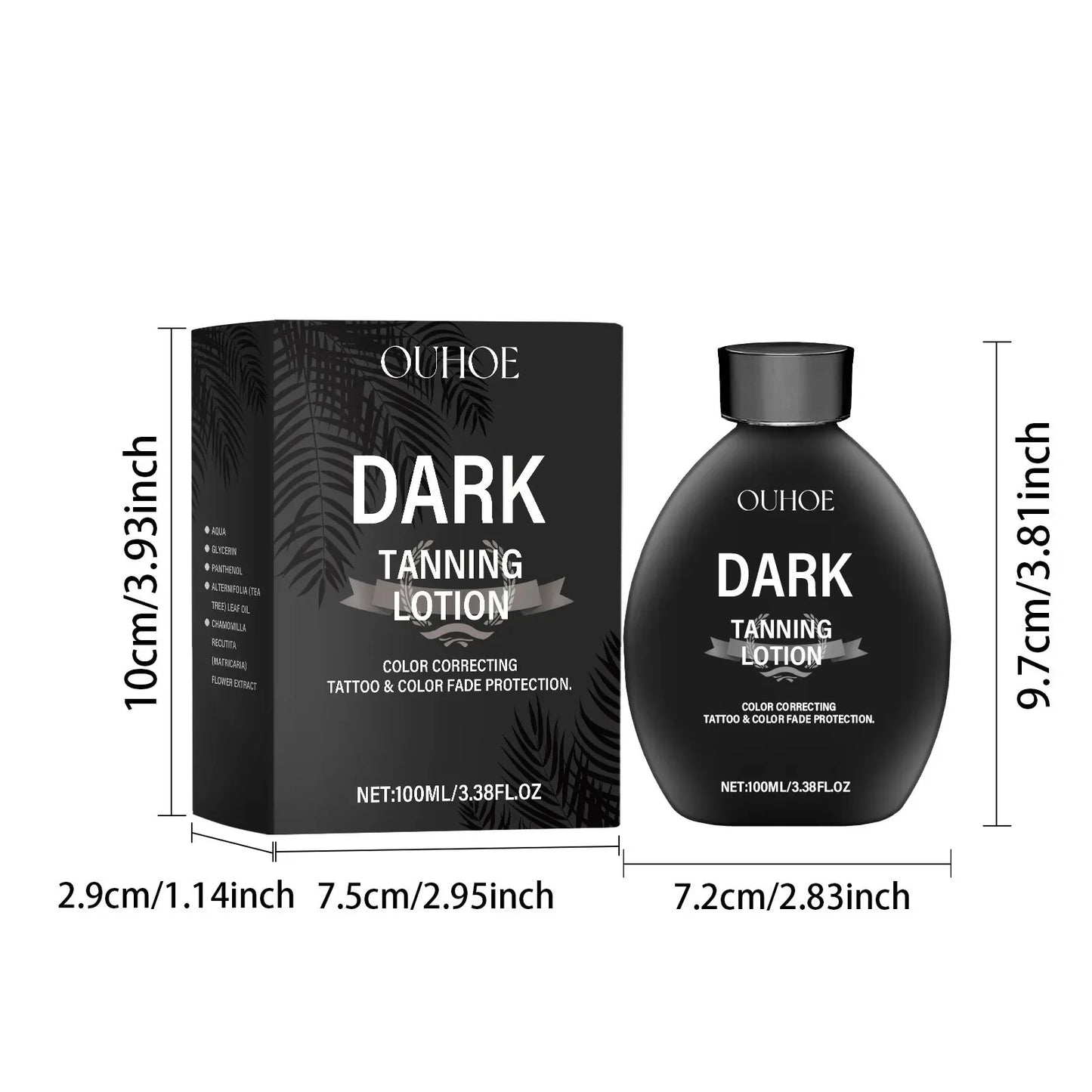 Sunless Self Tanning Lotion – Bronzer for Face & Body, 100ml Peaceful Pleasures Health and Wellness