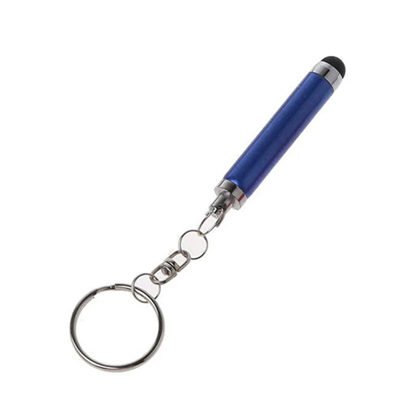 Key Chain Short Capacitance Pen For Phone Touch Screen Accessory Touch Pen For Cell Phone Universal Stylus Pen For Tablet Pen Peaceful Pleasures Health and Wellness Blue
