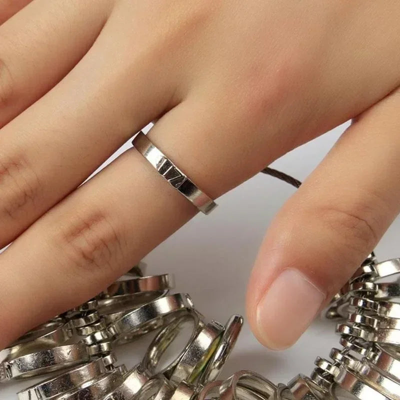 Metal Ring Sizer Measuring Tool Set – Mandrel & Finger Gauge Jewelry Making Tool Peaceful Pleasures Health and Wellness