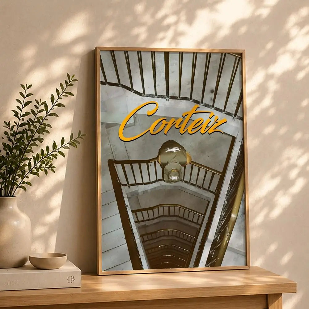 Fashion C-CorteizS Poster HD Self Adhesive Waterproof Wall Art Ideal for Home Office Dorm Bedroom Great Gift Peaceful Pleasures Health and Wellness White15 15X20cmNoframe