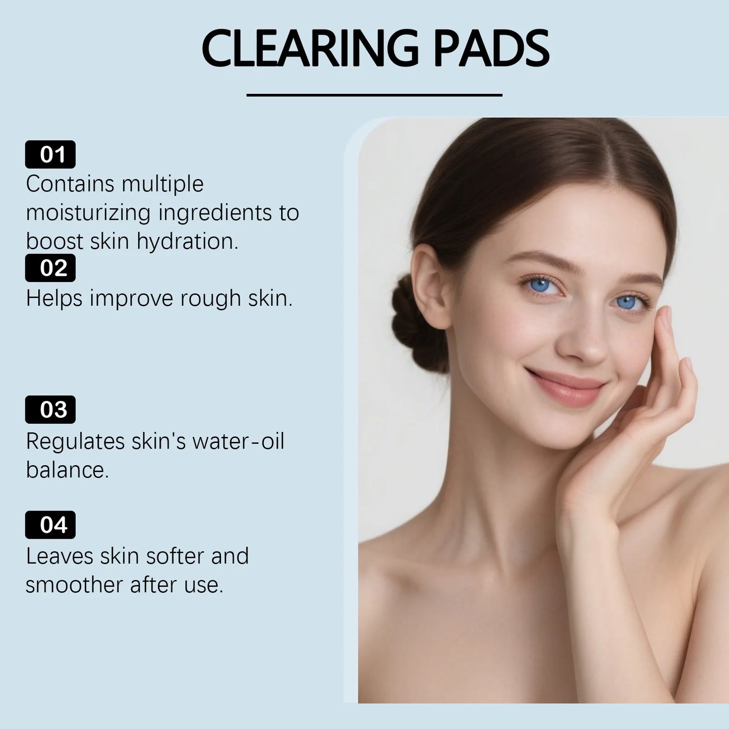 Salicylic Acid Toner Pads – Exfoliating & Acne Treatment 70pk