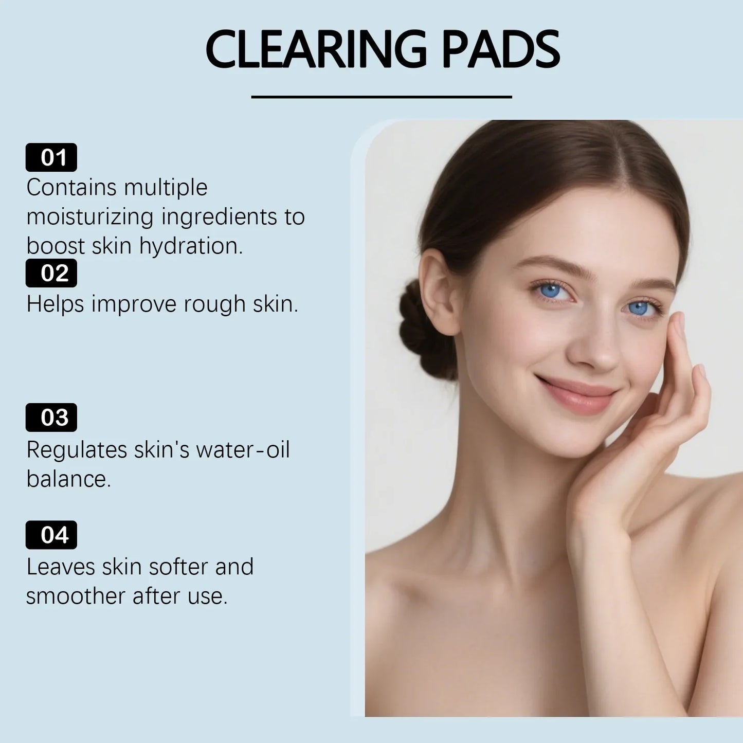 Salicylic Acid Toner Pads – Acne, Pore & Oil Control | 70ct