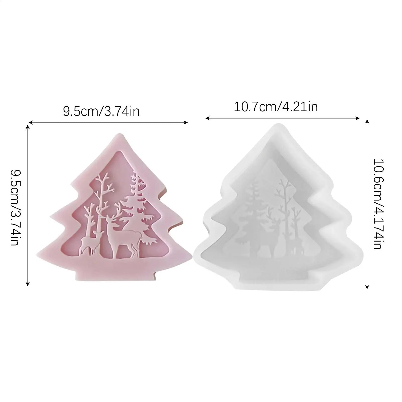 Christmas Silicone Molds For Candles Soap Making Tool Silicone Christmas Molds For Child Home Decor Holiday Festival Birthday Peaceful Pleasures Health and Wellness