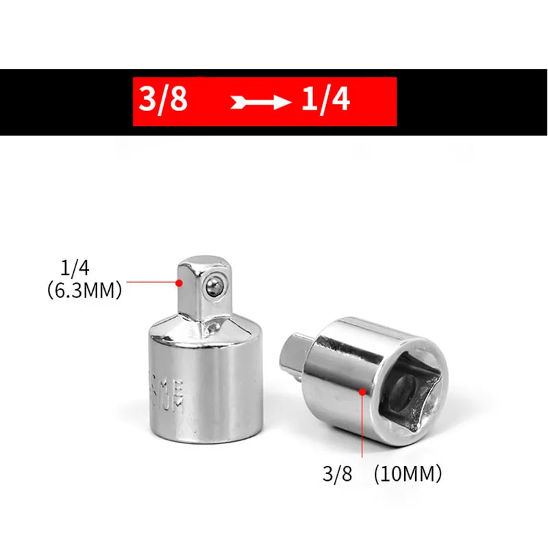 Ratchet Wrench Socket Adapter Converter 1 4 3 8 2 Female Male Drive